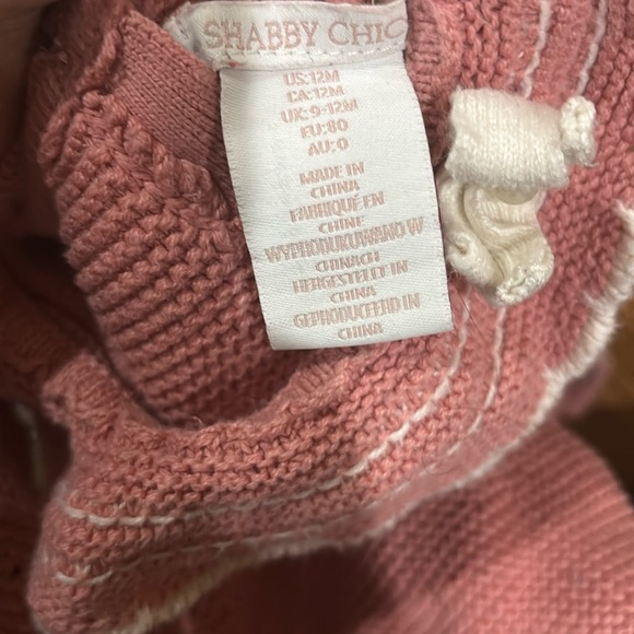 Pink sweater dress with tights - Picture 3 of 8